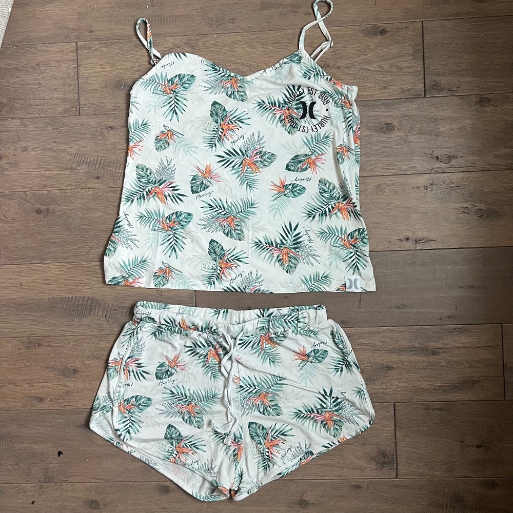 Hurley Palm Voyage Soft and Cozy Pajama Set